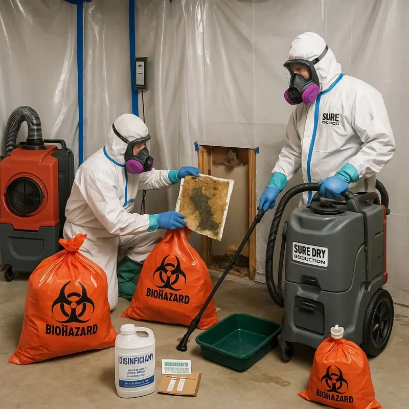 Contaminated Water Handling Protocols process in Cokato, MN